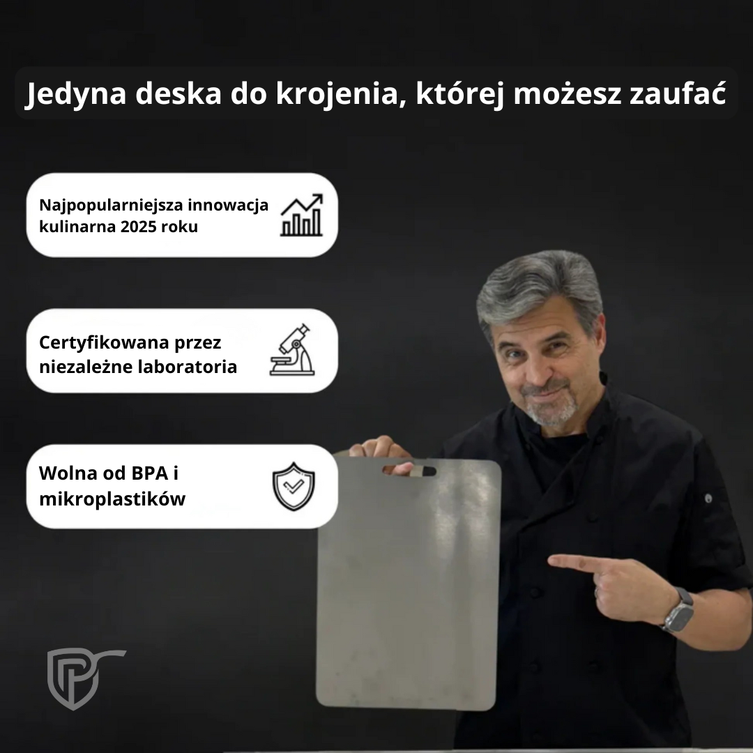 Deska do krojenia z czystego tytanu