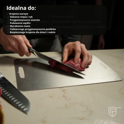 Deska do krojenia z czystego tytanu